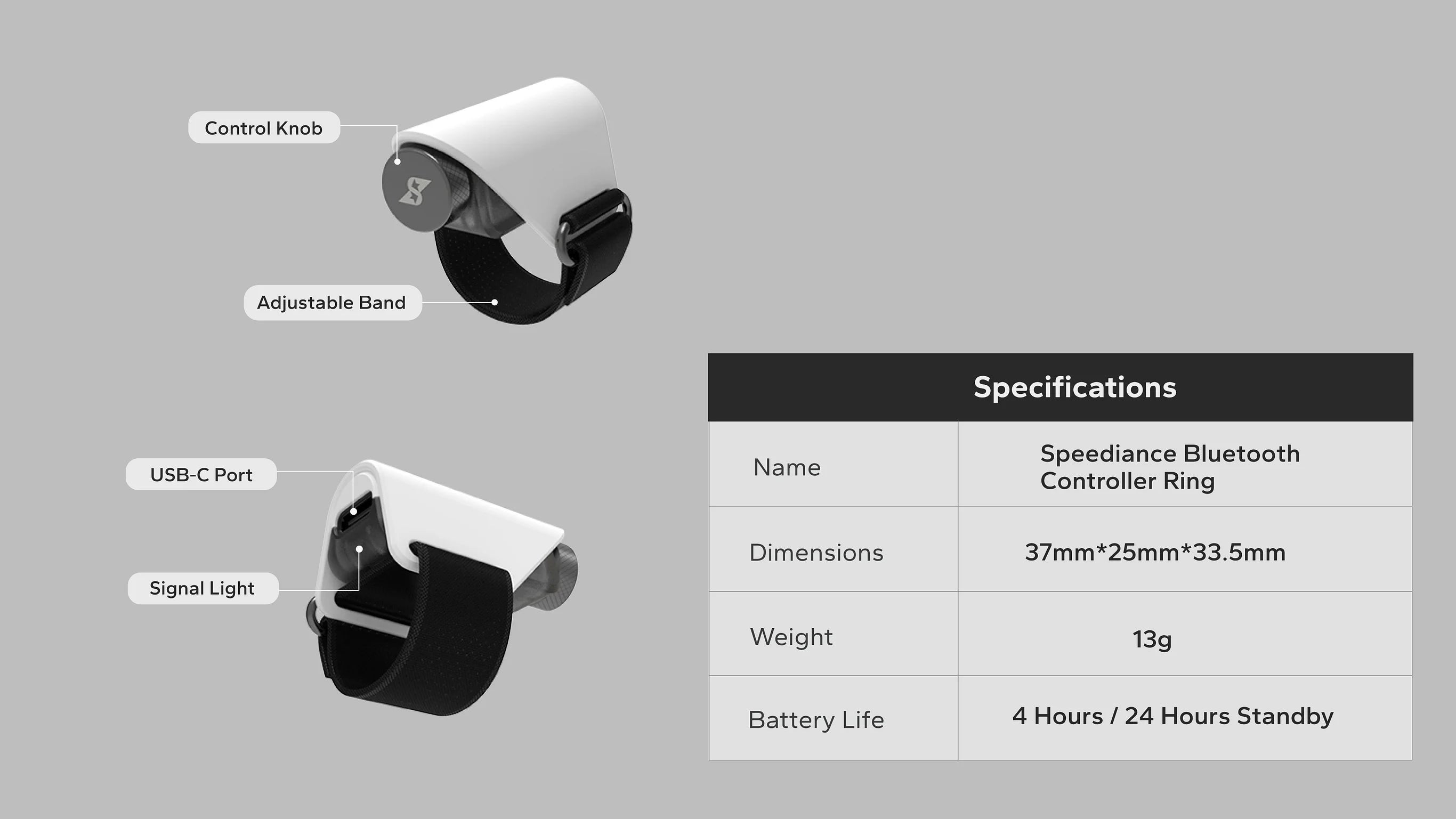 Smart Bluetooth Ring Controller | Speediance Australia