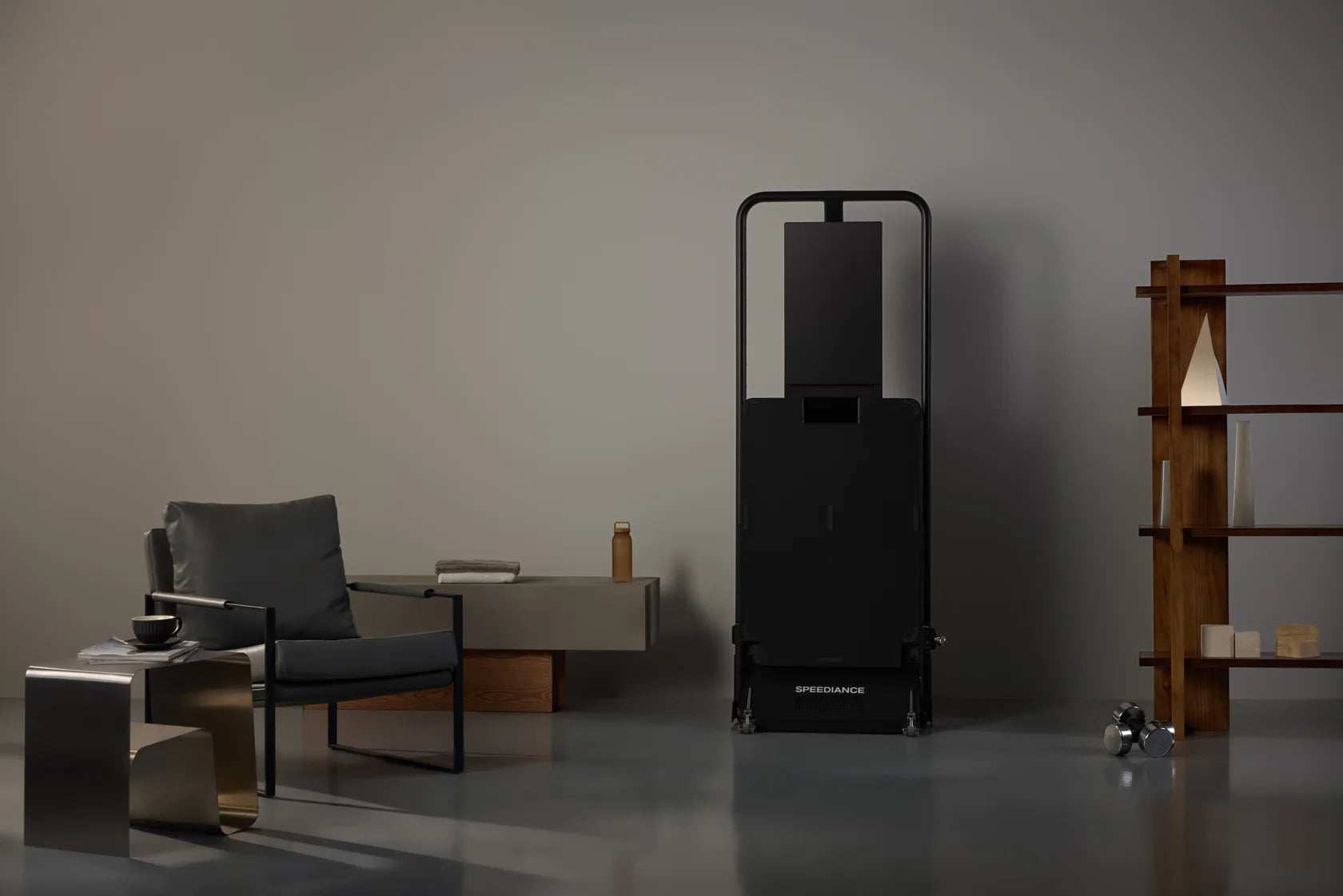 Gym Monster 3 in a bright living room with space around its platform